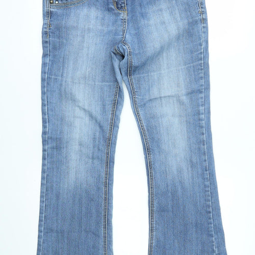 TU Womens Blue   Bootcut Jeans Size 10 L25 in - short leg