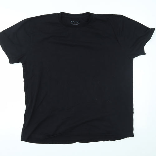 Boohooman Mens Black    T-Shirt Size L