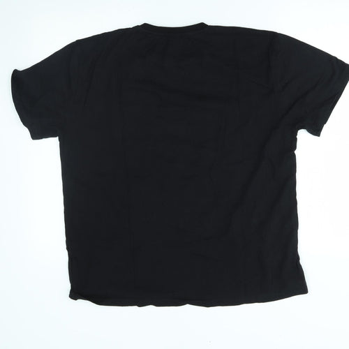 Boohooman Mens Black    T-Shirt Size L