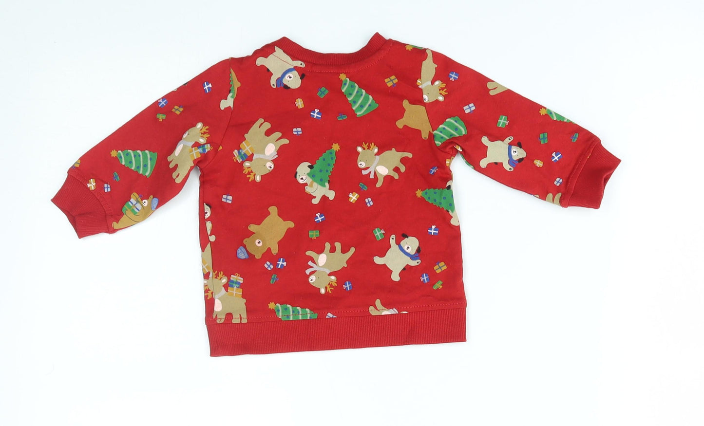 H&M Baby Red   Pullover Jumper Size 3-6 Months  - christmas