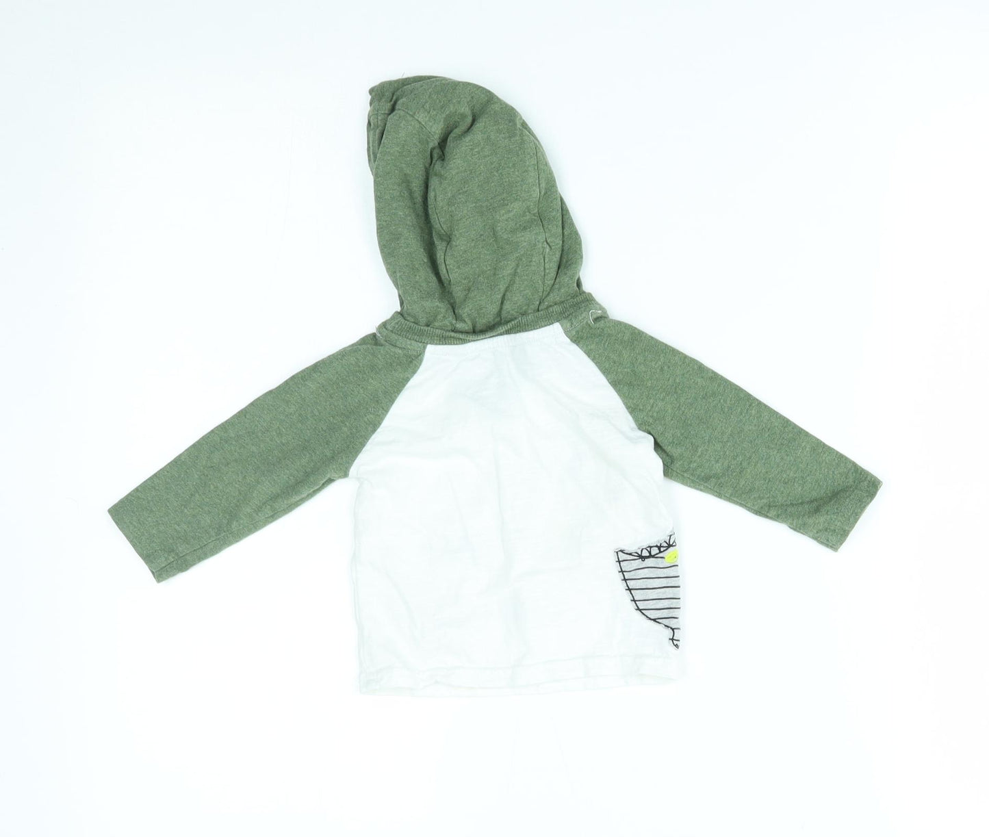 George Baby White   Pullover Jumper Size 3-6 Months  - dinomite