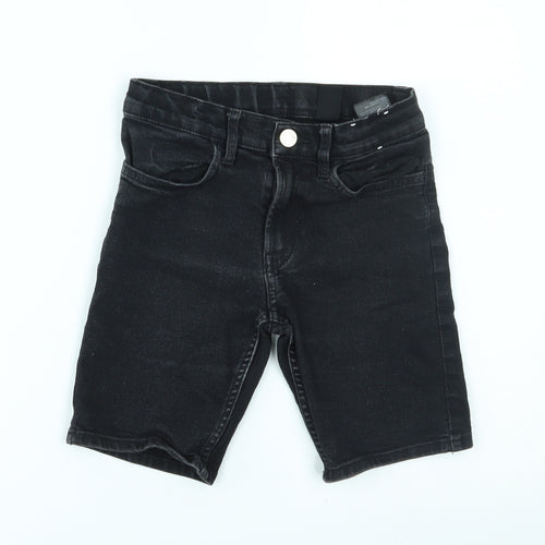 H&M Boys Black   Bermuda Shorts Size 6-7 Years
