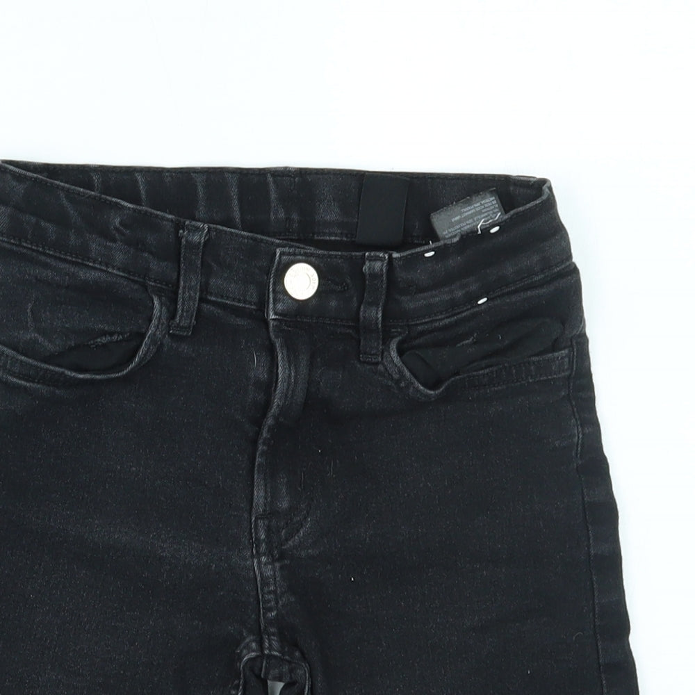 H&M Boys Black   Bermuda Shorts Size 6-7 Years