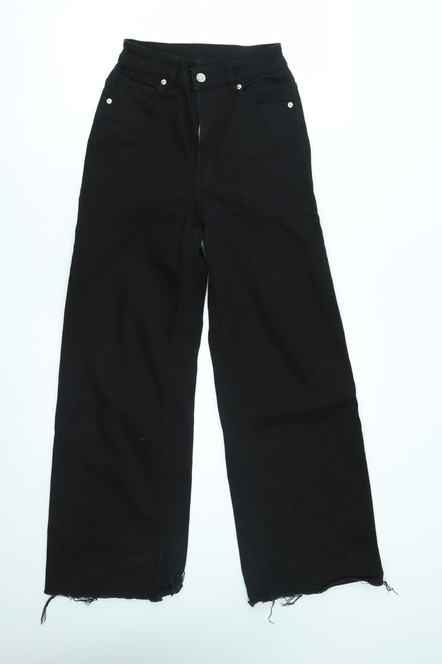 H&M Womens Black   Bootcut Jeans Size 6 L27 in