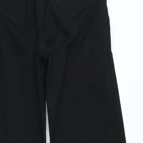 H&M Womens Black   Bootcut Jeans Size 6 L27 in