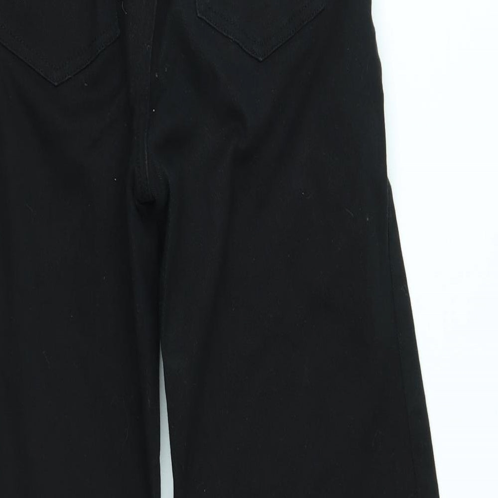 H&M Womens Black   Bootcut Jeans Size 6 L27 in