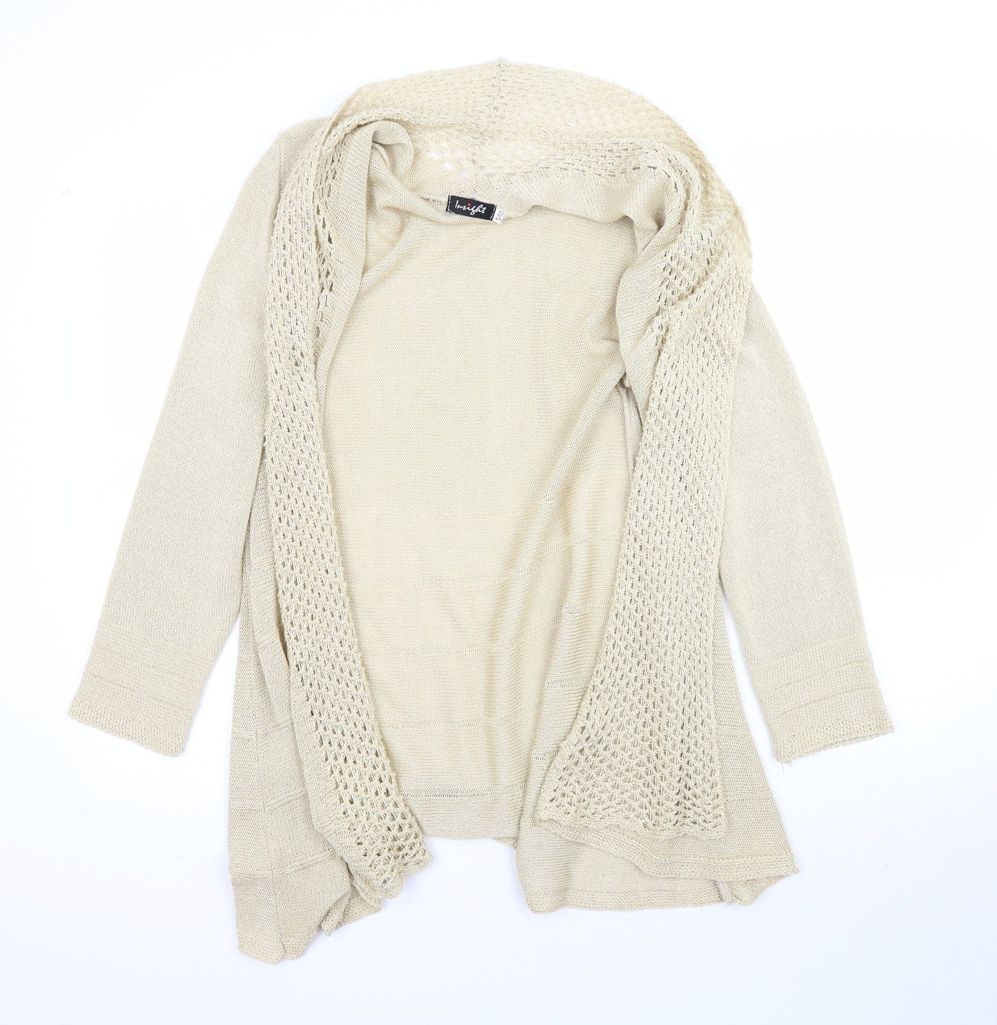 Insight Womens Beige   Cardigan Jumper Size S  - Waterfall