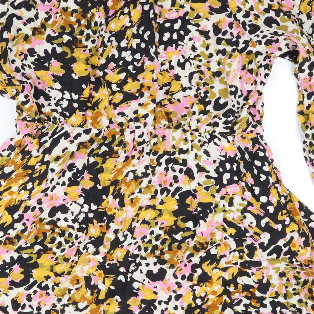 JDY Womens Multicoloured Animal Print  A-Line  Size 16