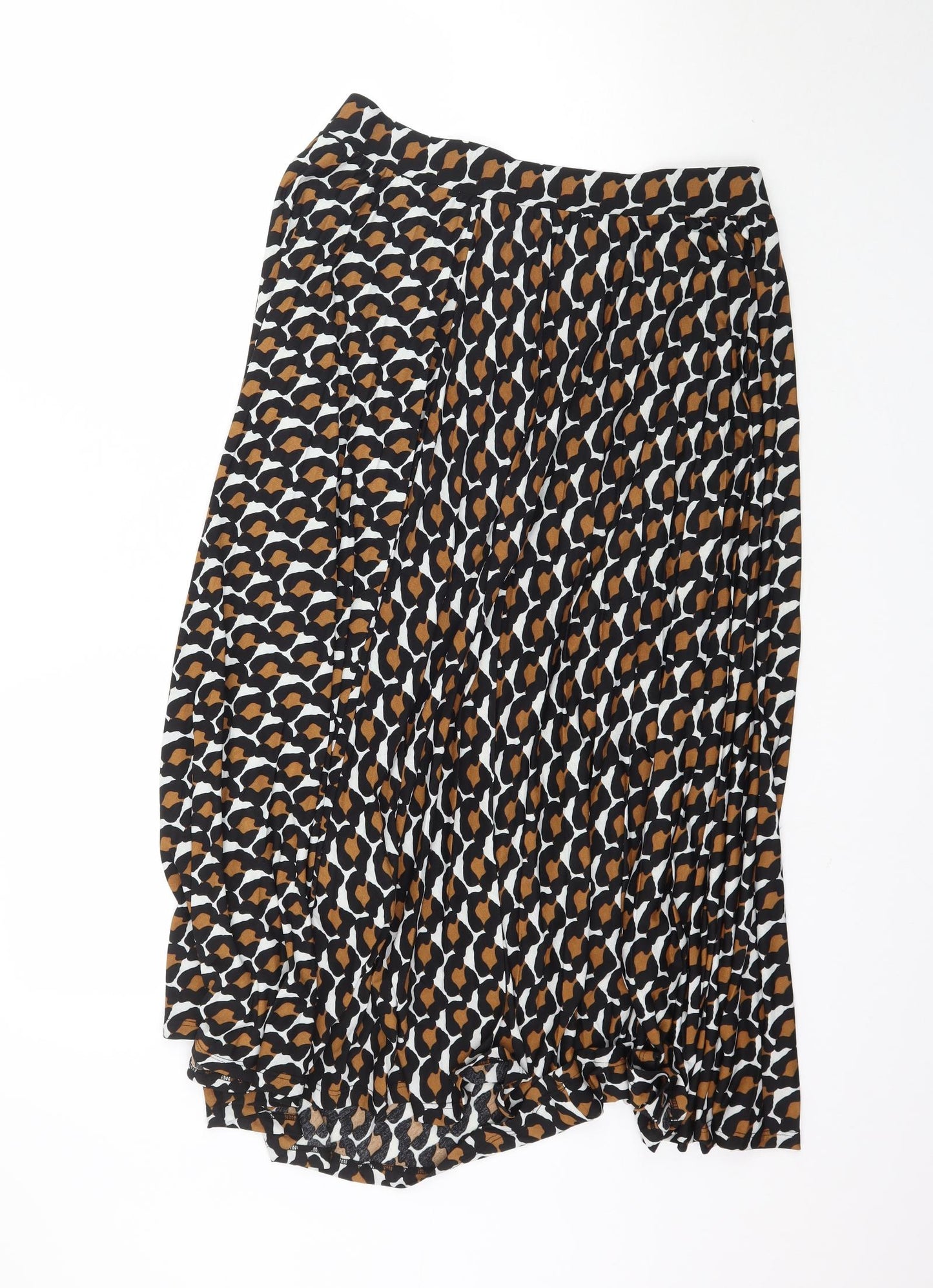 NEXT Womens Brown Animal Print  A-Line Skirt Size 14