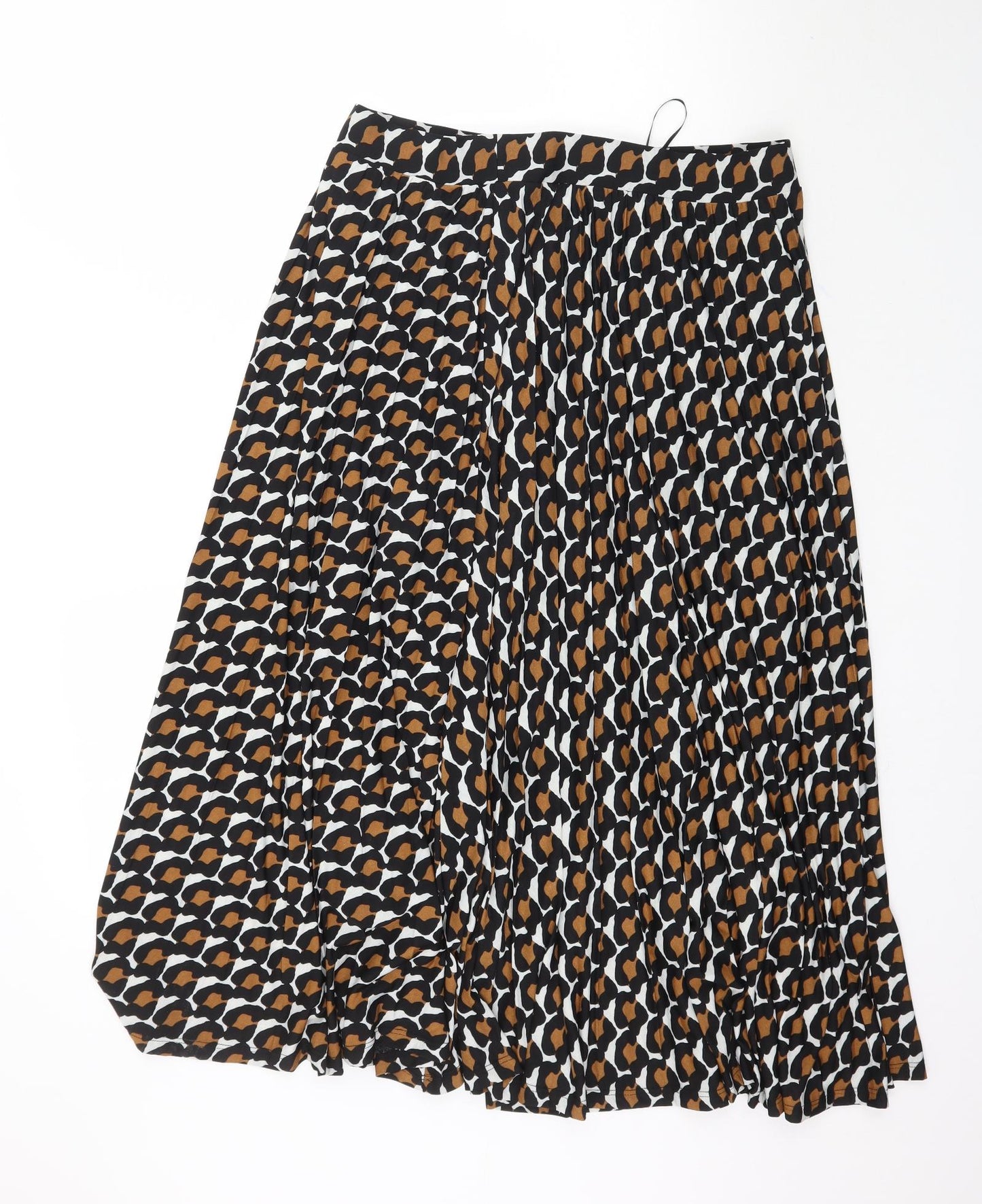 NEXT Womens Brown Animal Print  A-Line Skirt Size 14