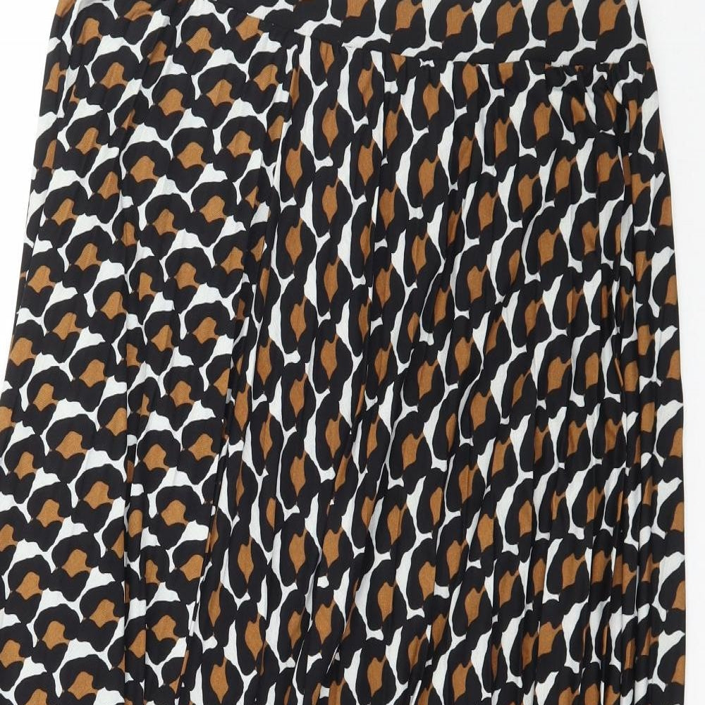 NEXT Womens Brown Animal Print  A-Line Skirt Size 14