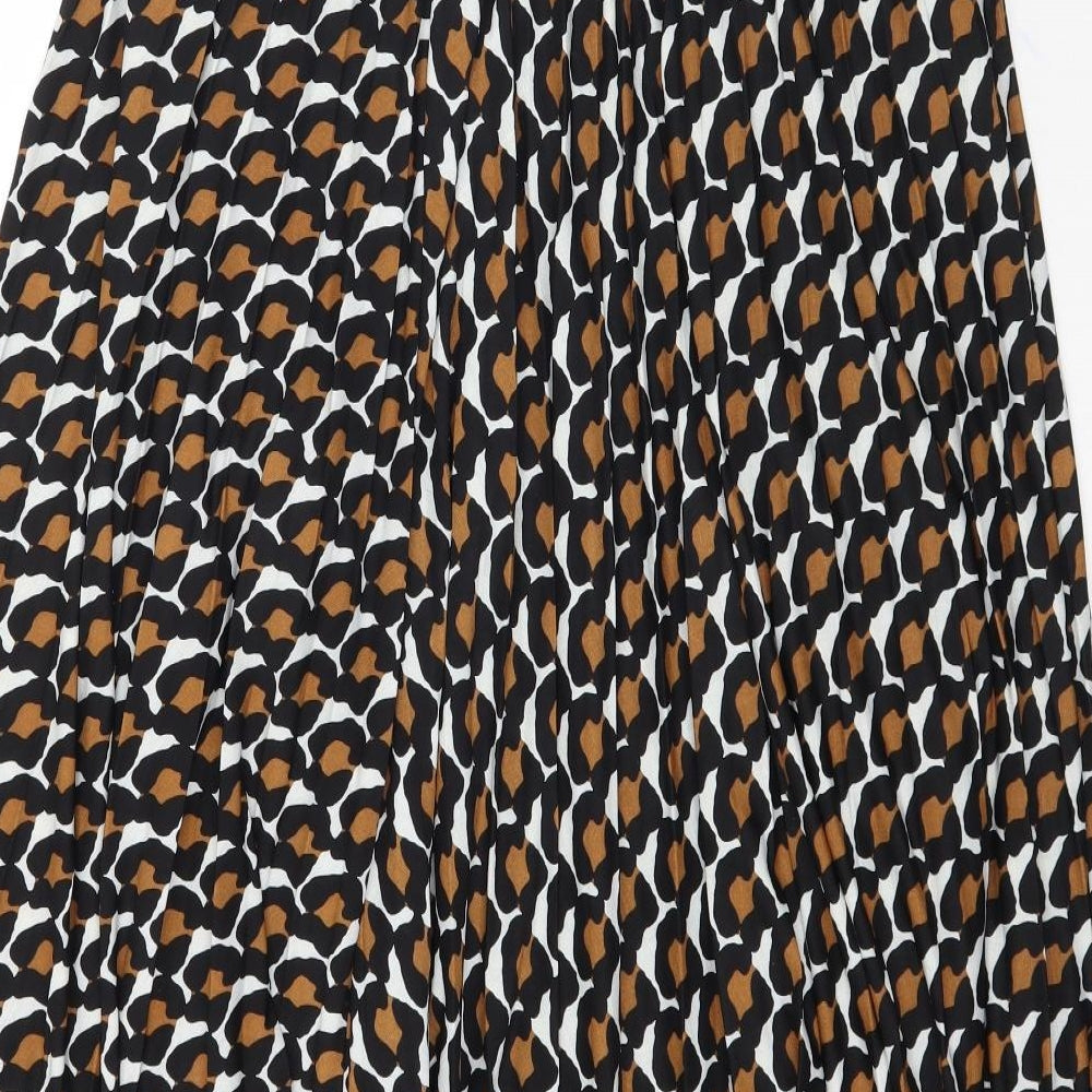 NEXT Womens Brown Animal Print  A-Line Skirt Size 14