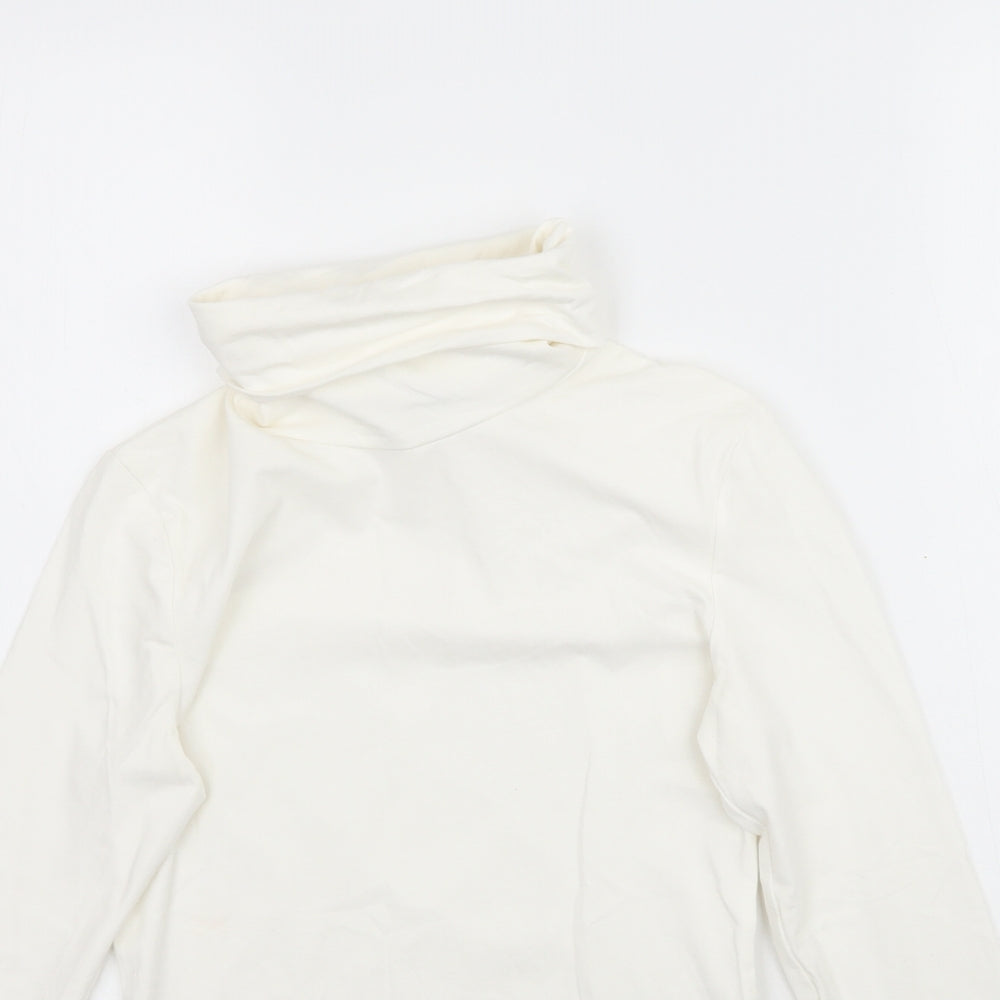 SheIn Womens White   Basic T-Shirt Size S  - White / Cream