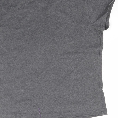 George Womens Grey Animal Print  Basic T-Shirt Size 8  - Love Minnie Disney