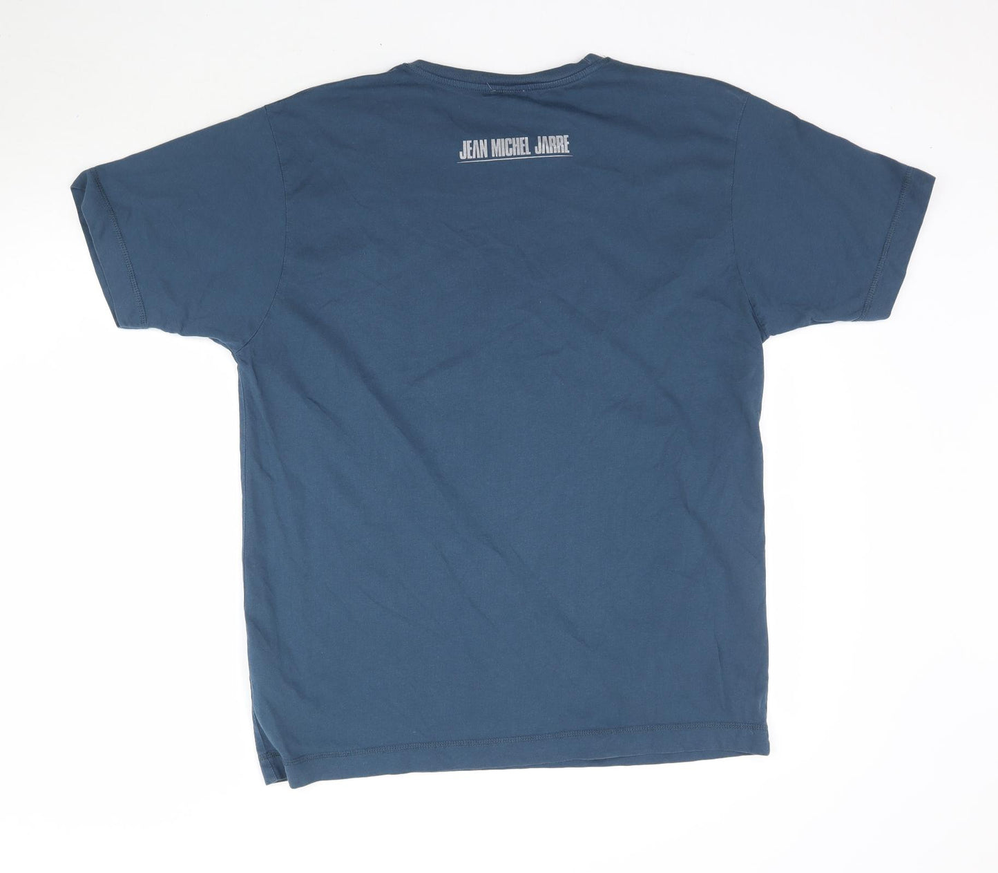 Jean Michel Jarre Mens Blue    T-Shirt Size XL