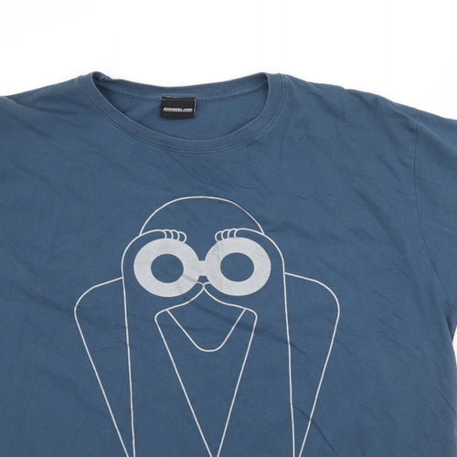 Jean Michel Jarre Mens Blue    T-Shirt Size XL