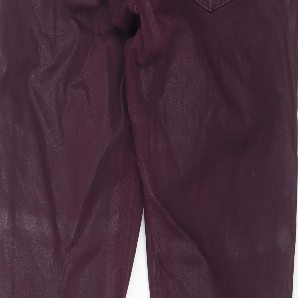 Preworn Womens Purple  Denim Jegging Jeans Size 28 in L29 in