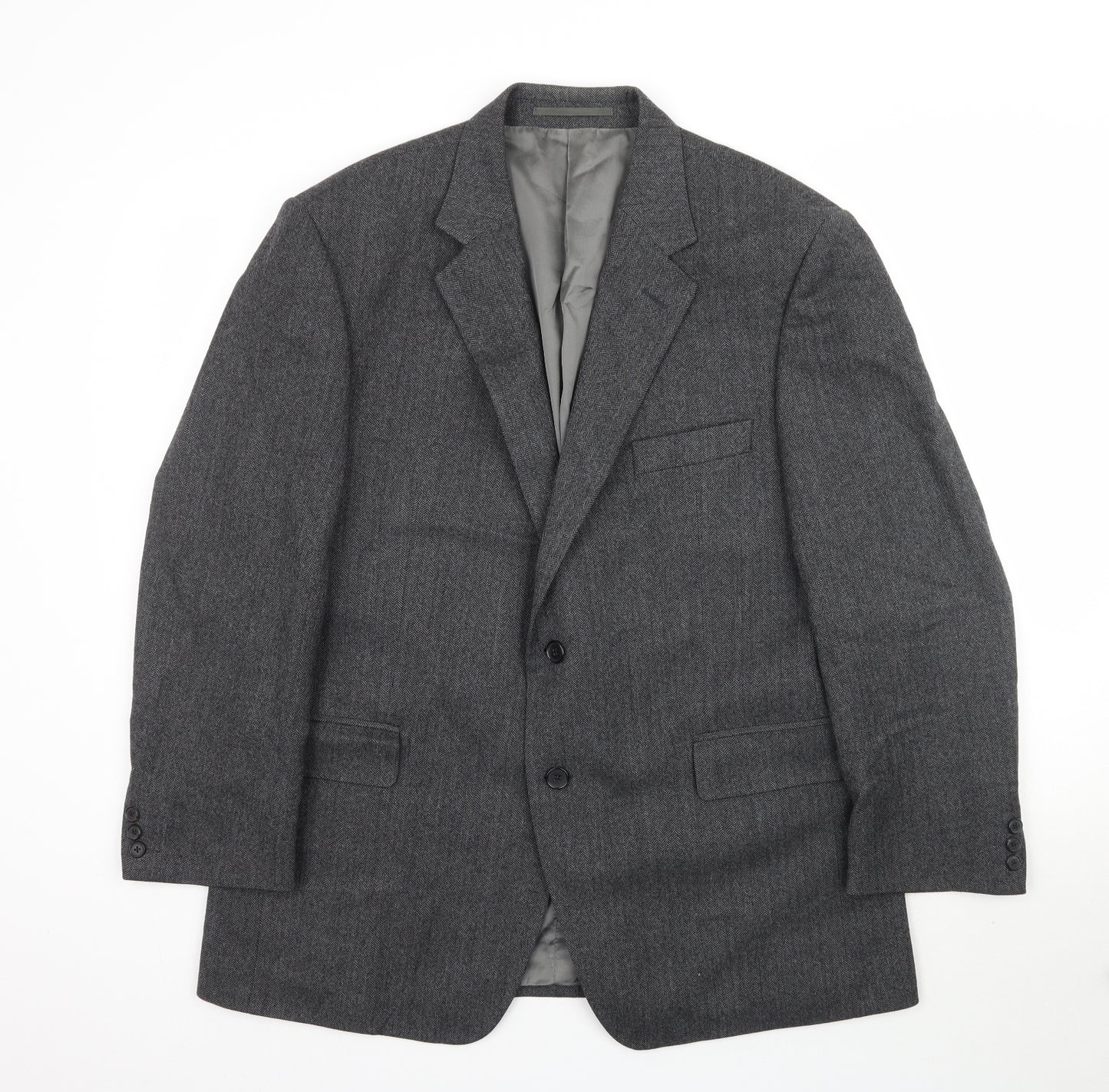 Gieves & Hawkes Mens Grey   Jacket Suit Jacket Size 44