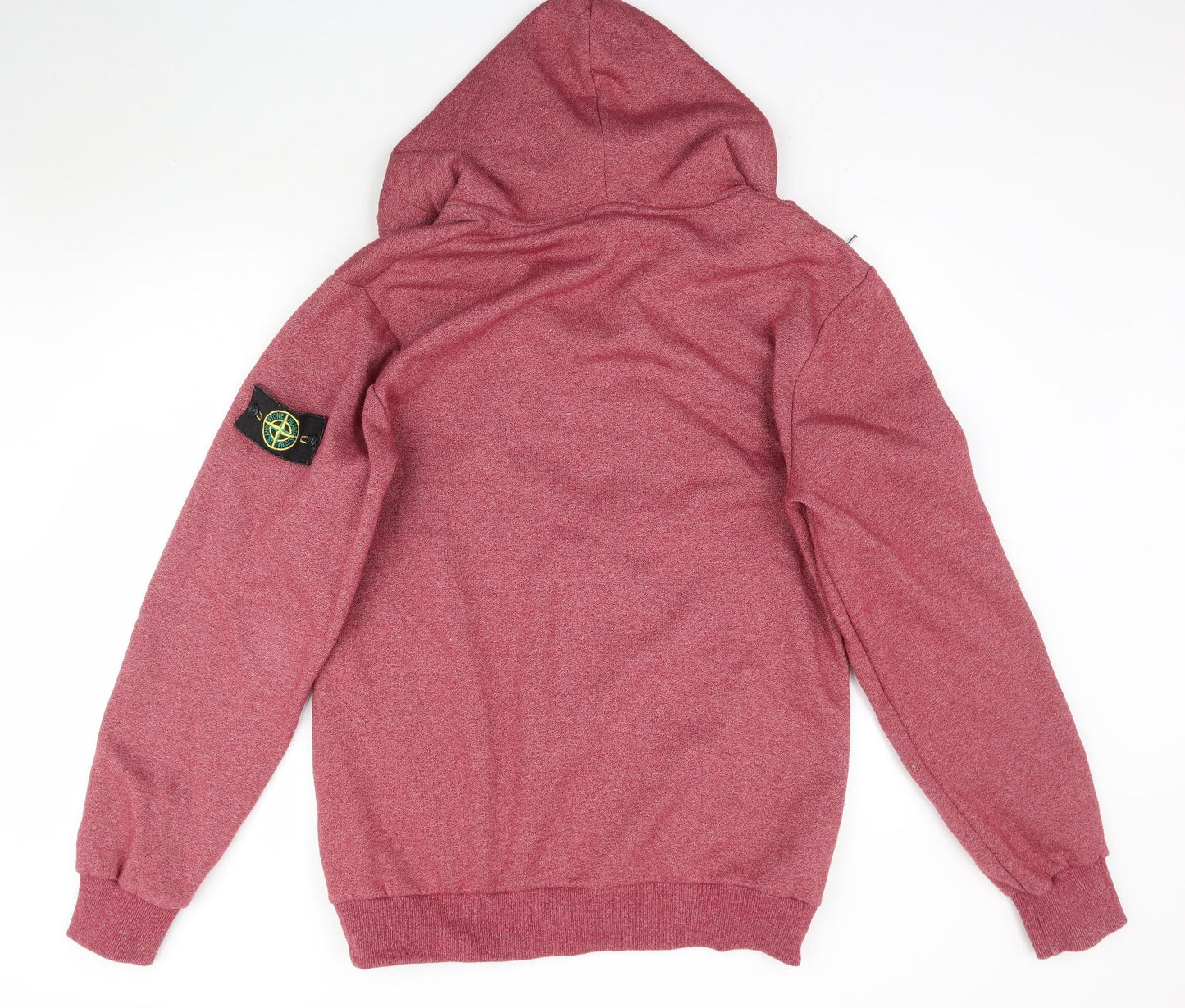 Stone Island Mens Red   Full Zip Hoodie Size 3XL