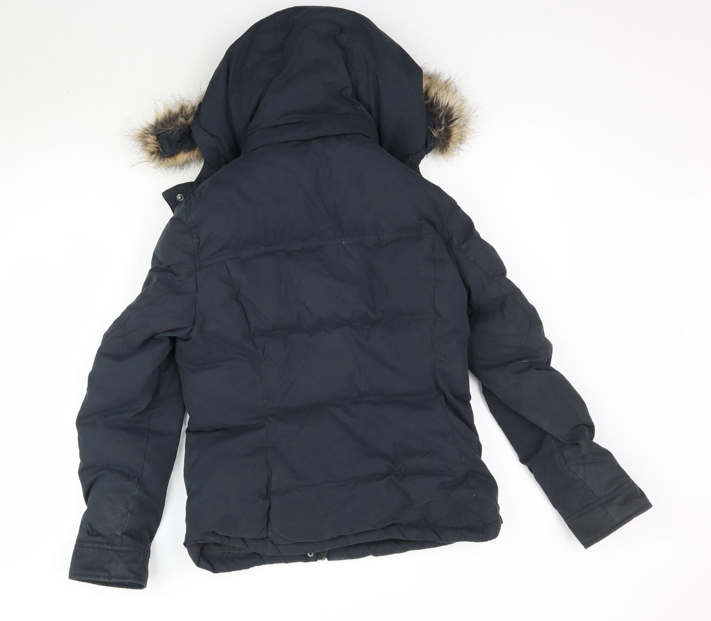 Jack Wills Womens Blue   Puffer Jacket Coat Size 10
