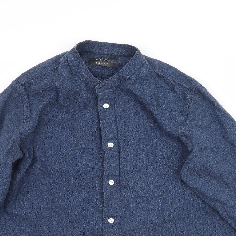 Primark Mens Blue    Button-Up Size L