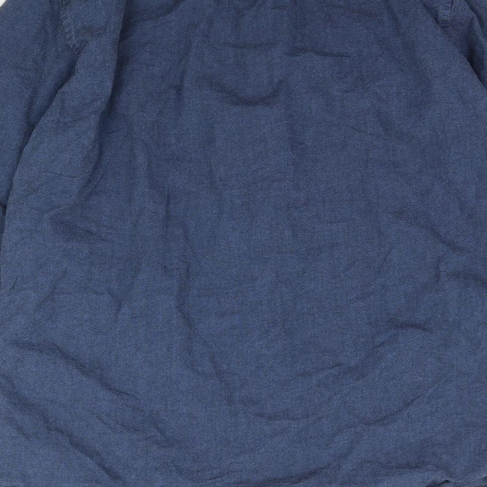 Primark Mens Blue    Button-Up Size L