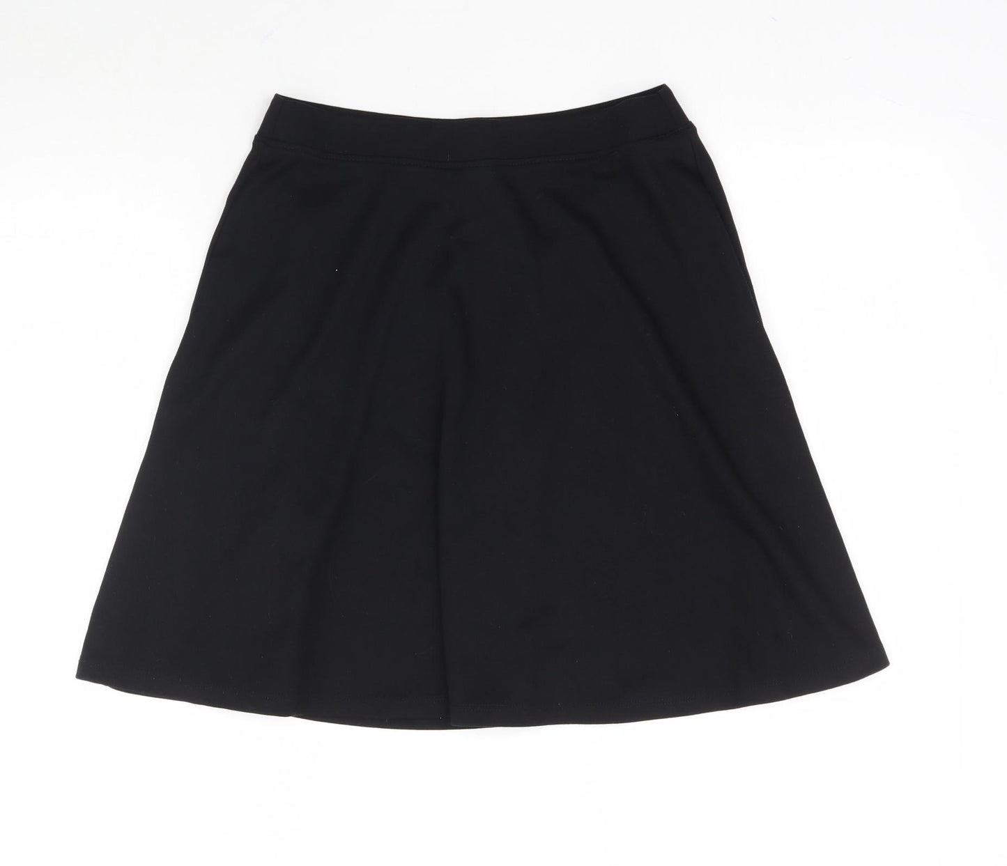 TU Girls Black   A-Line Skirt Size 14 Years - School