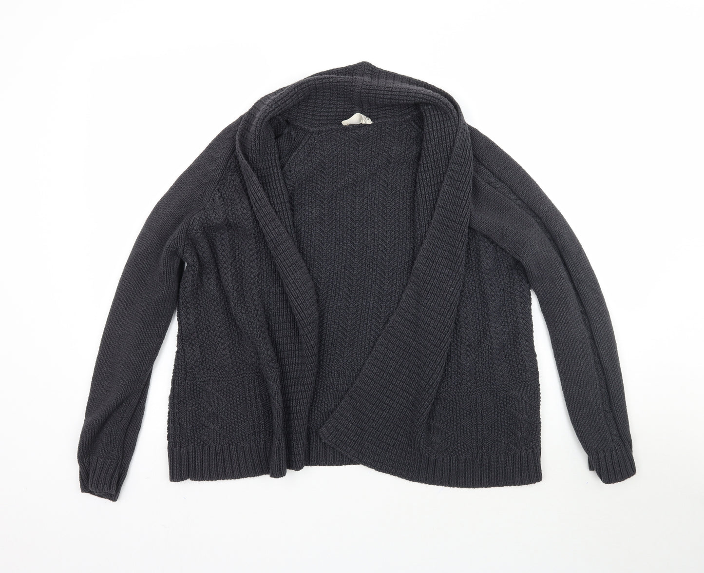 Marks and Spencer Womens Grey  Knit Cardigan Jumper Size 18