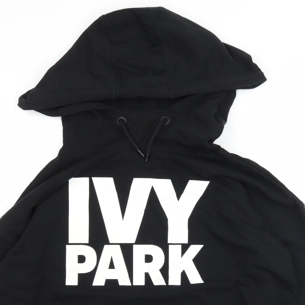 IVY PARK Mens Black   Pullover Hoodie Size L