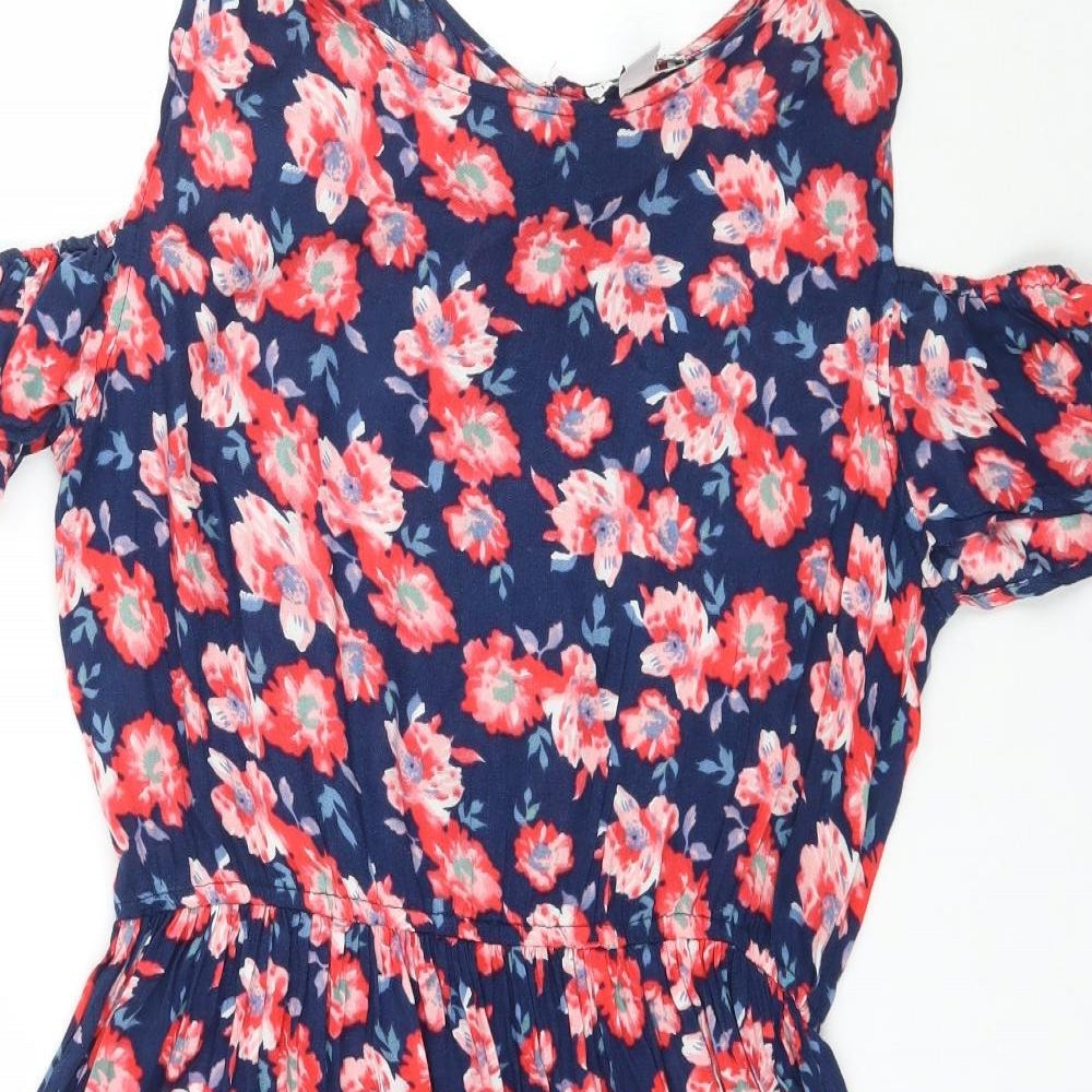 Primark Girls Multicoloured Floral  Fit & Flare  Size 13-14 Years