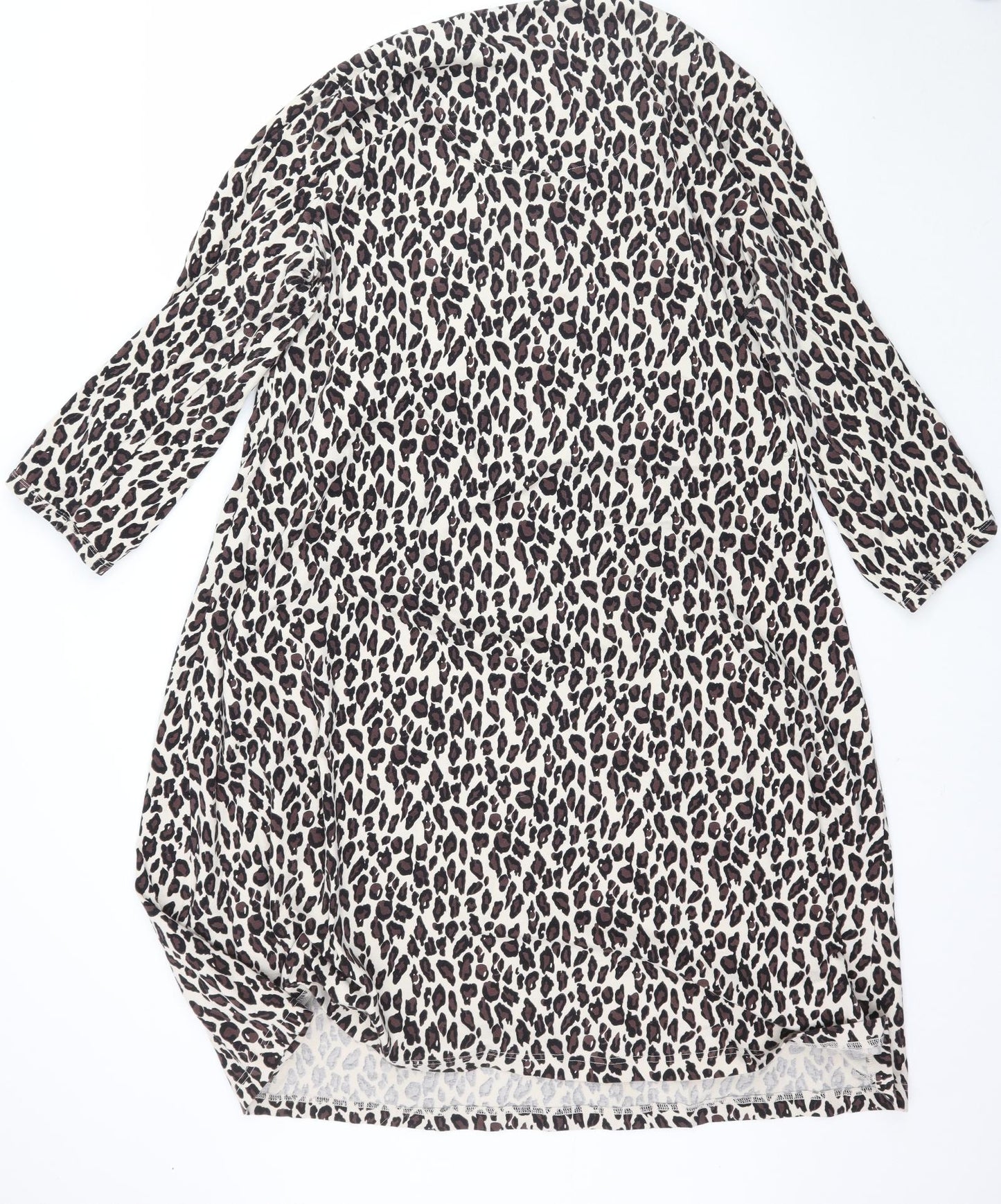 DASH Womens Brown Animal Print  Mini  Size 22