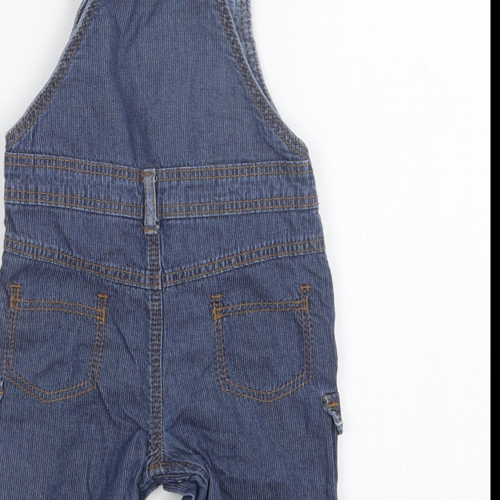 George Boys Blue  Denim Dungaree Outfit/Set Size 3-6 Months