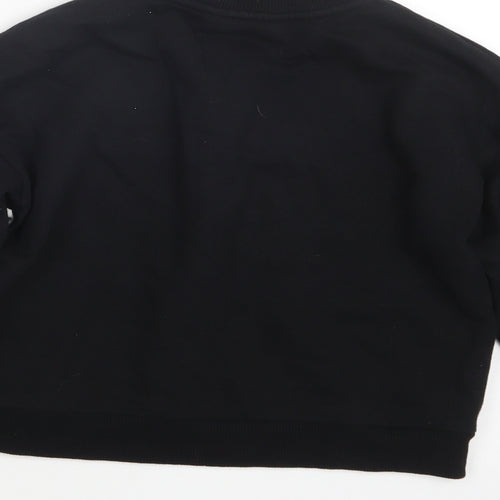 Miss E-vie Girls Black   Pullover Sweatshirt Size 9-10 Years