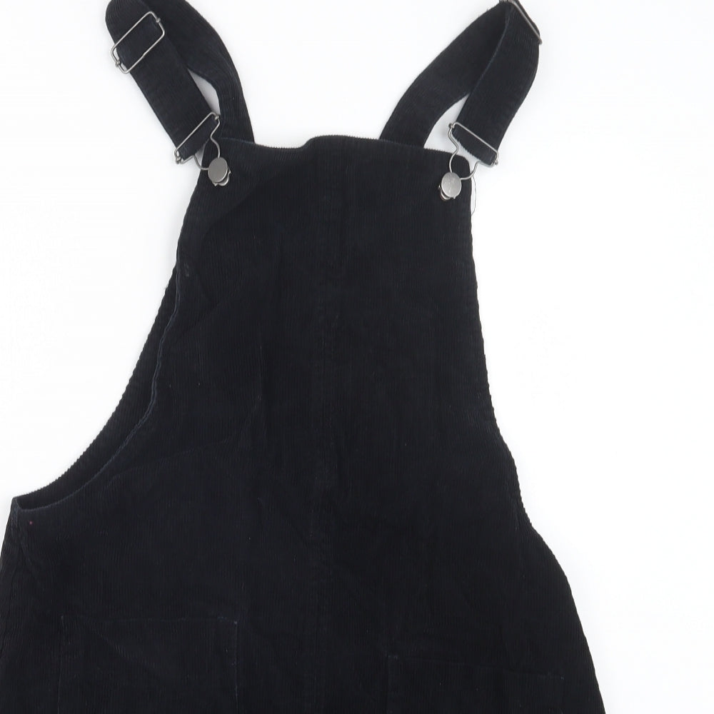 George Womens Black   Pinafore/Dungaree Dress  Size 12