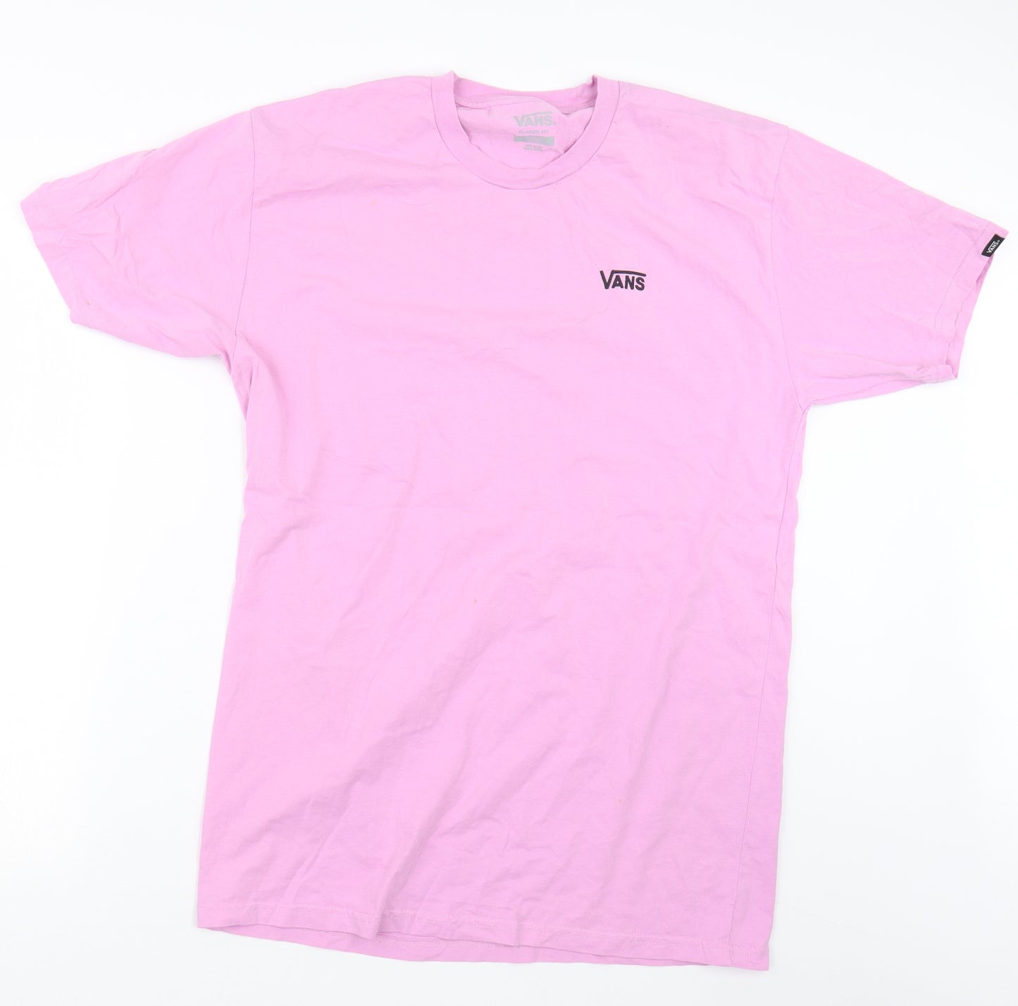VANS Mens Pink    T-Shirt Size L