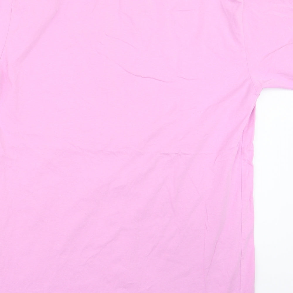 VANS Mens Pink    T-Shirt Size L