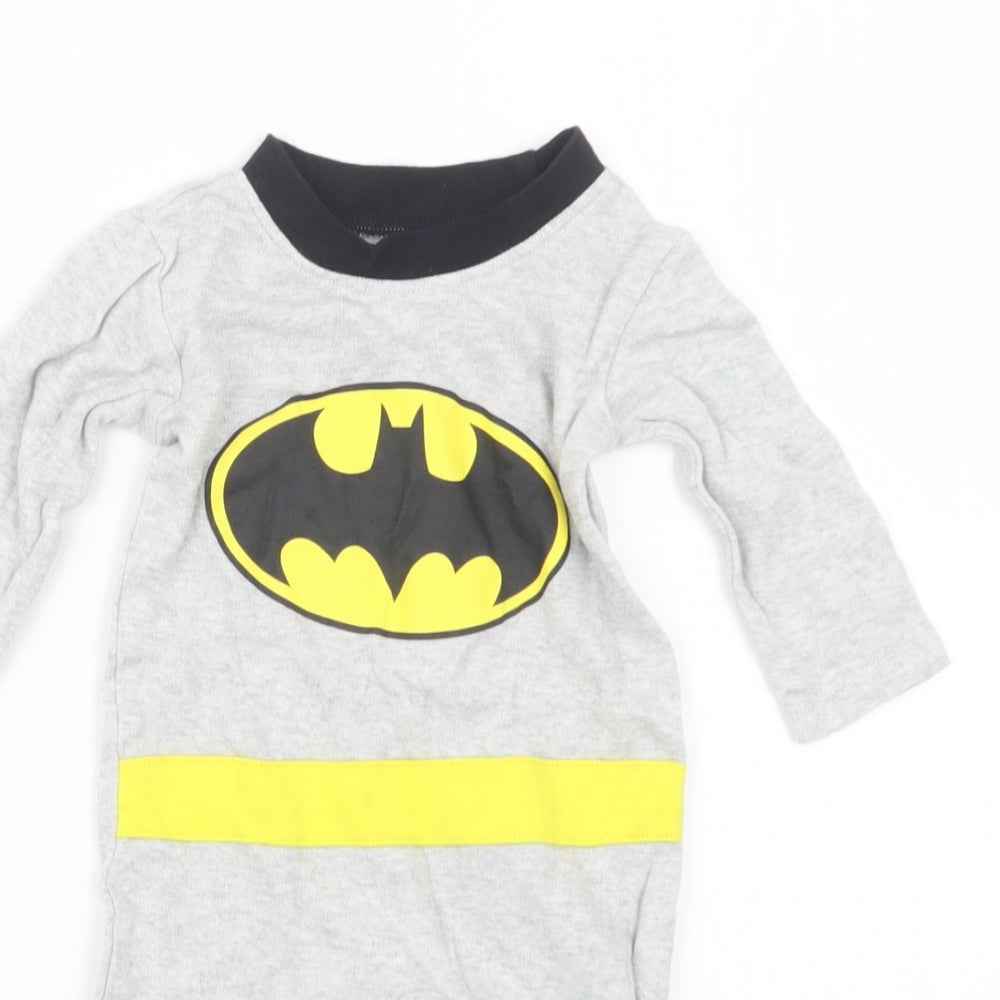 George Boys Grey   Coverall Outfit/Set Size 3-6 Months  - Batman