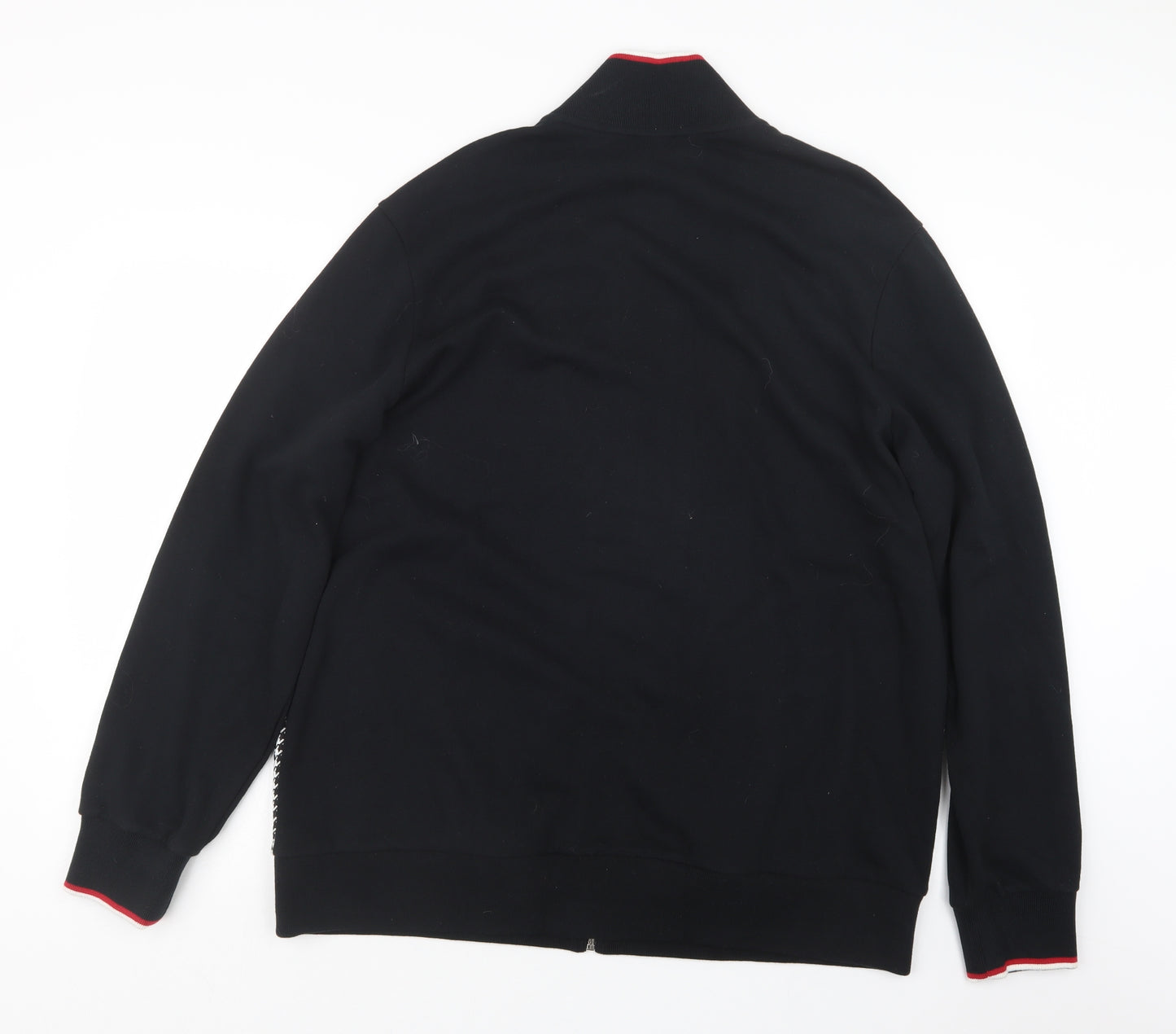 merc. London Mens Black Houndstooth  Jacket  Size 2XL