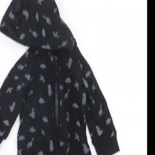 George Boys Black Geometric  Jacket  Size 3-6 Months  - One Piece