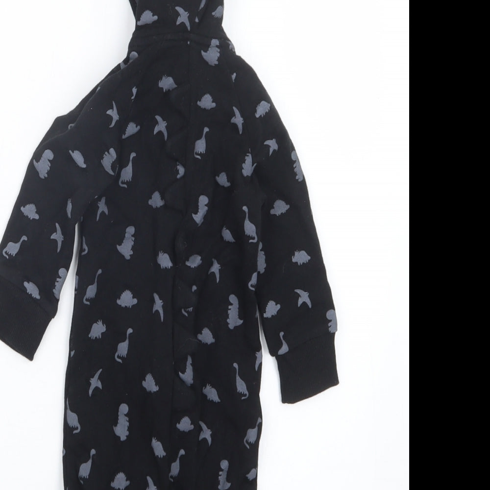 George Boys Black Geometric  Jacket  Size 3-6 Months  - One Piece