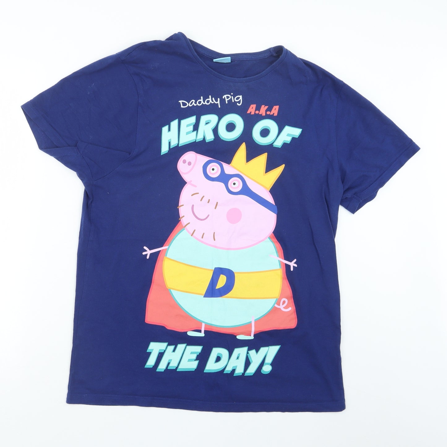 Matalan Mens Blue    T-Shirt Size M  - Peppa Pig