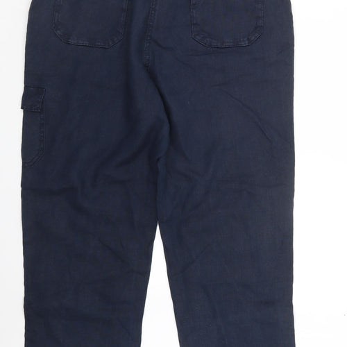Marks and Spencer Womens Blue   Trousers  Size 14 L27 in