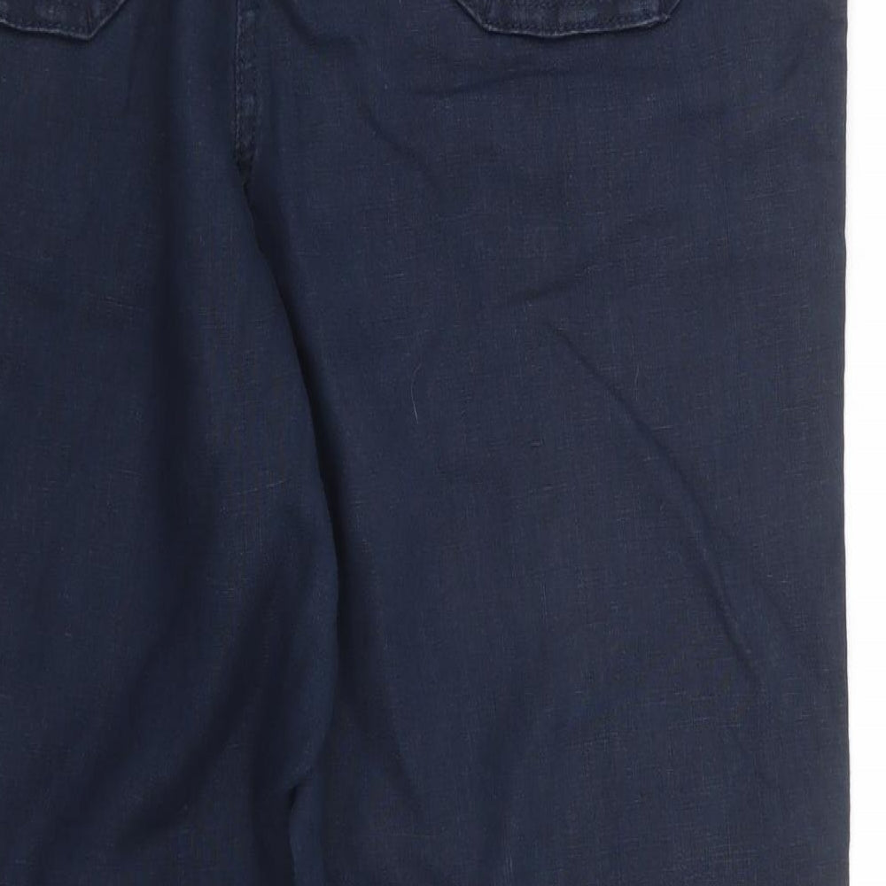 Marks and Spencer Womens Blue   Trousers  Size 14 L27 in