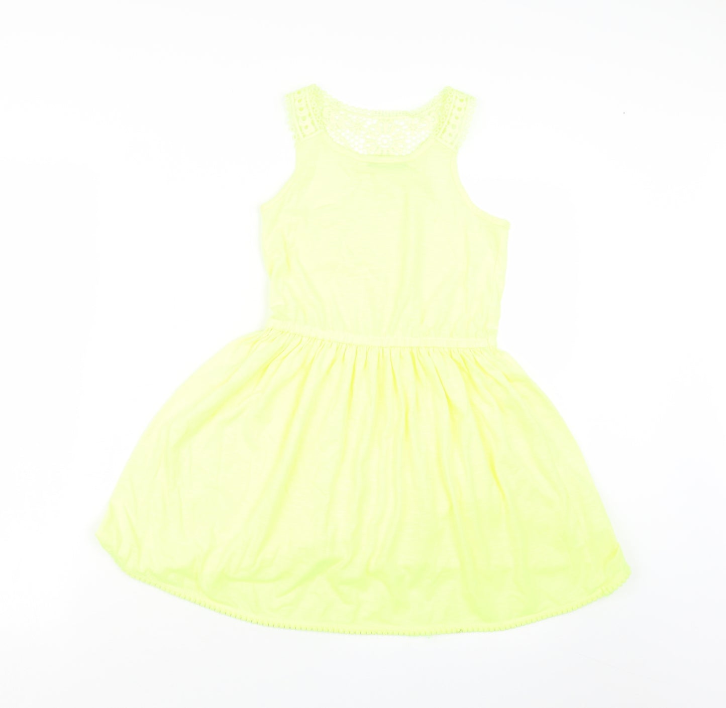 George Girls Yellow   A-Line  Size 7-8 Years