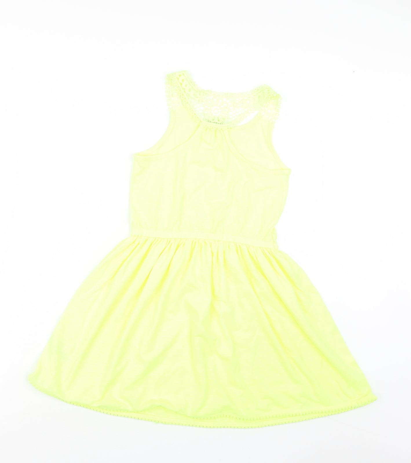 George Girls Yellow   A-Line  Size 7-8 Years