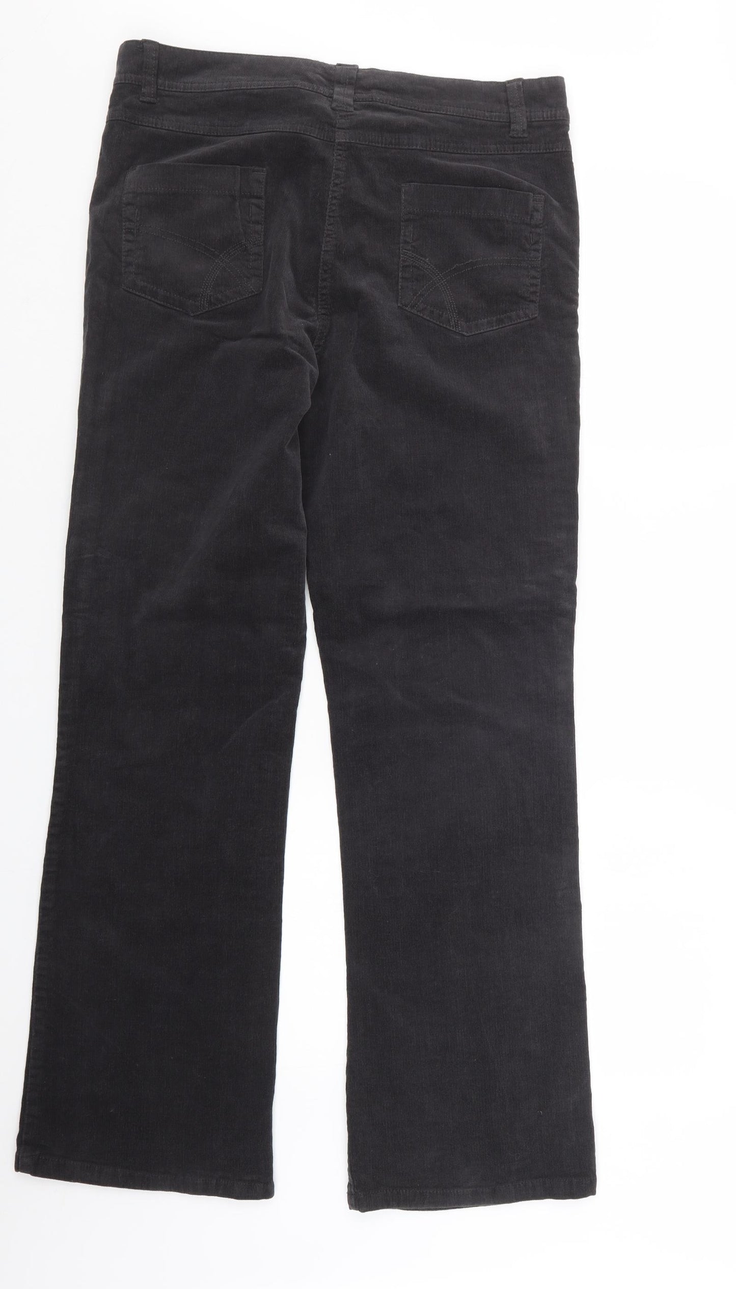 TU Womens Black   Trousers  Size 14 L30 in