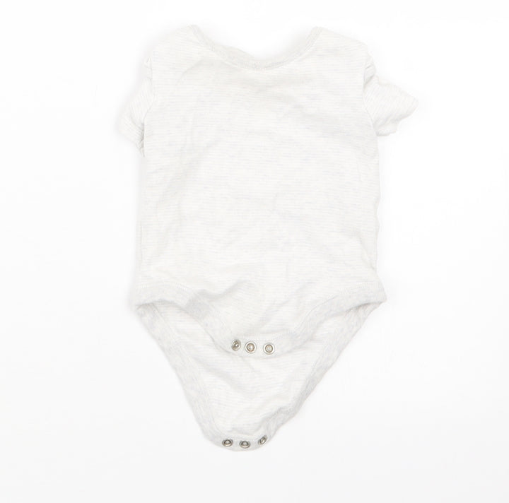 F&F Boys Grey Babygrow One-Piece Size 3-6 Months