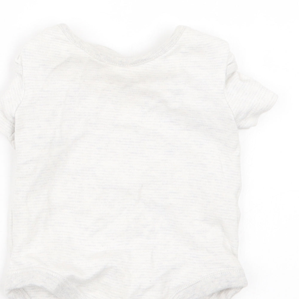 F&F Boys Grey   Babygrow One-Piece Size 3-6 Months