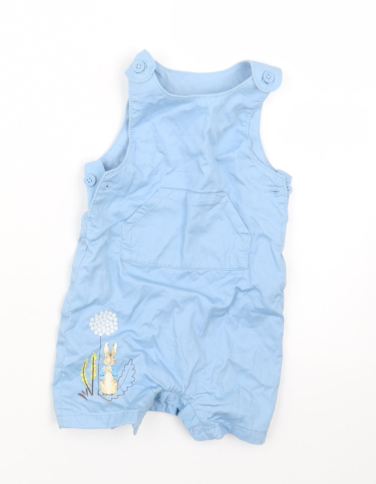 Marks and Spencer Baby Blue   Dungaree Outfit/Set Size 3-6 Months  - Peter Rabbit