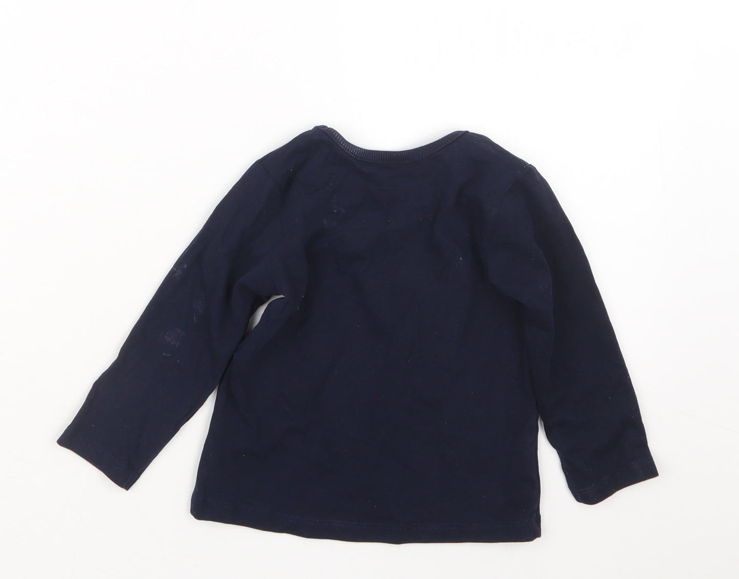 George Boys Blue   Basic T-Shirt Size 9-12 Months